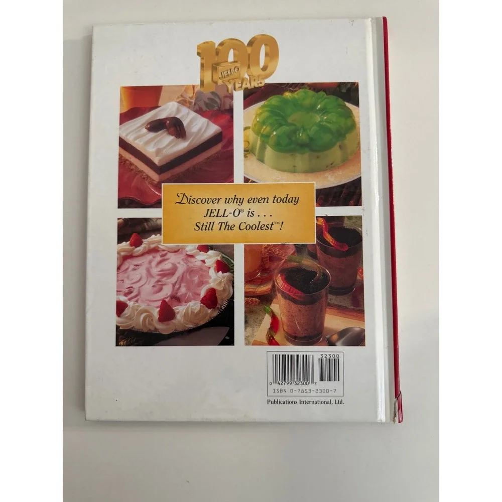 Jell-O Celebrating 100 Years Favorite Brand Name Recipes Hardcover Cookbook 1997